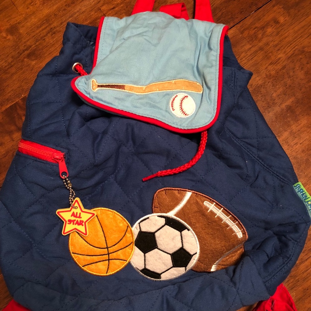 Stephen Joseph Sports Drawstring Backpack